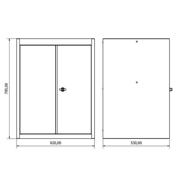 36.18.30.20 Double-Door Upper Cabinet