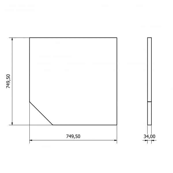 36.18.40.23 Stainless Steel Tabletop 750