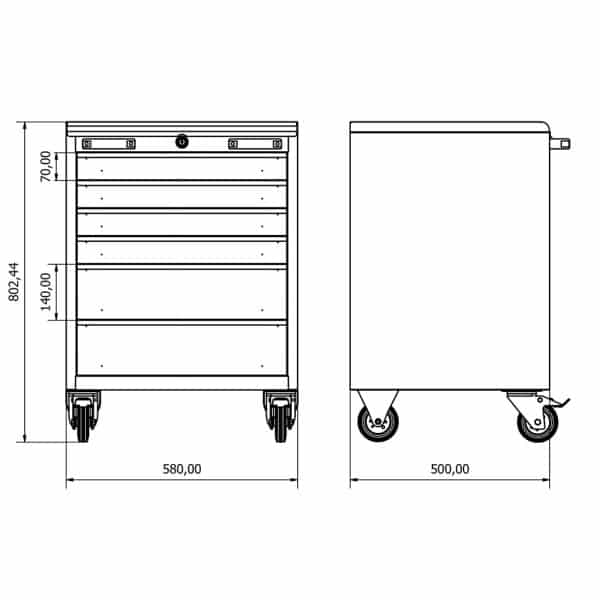 36.18.50.03 Tool Cart (x6)