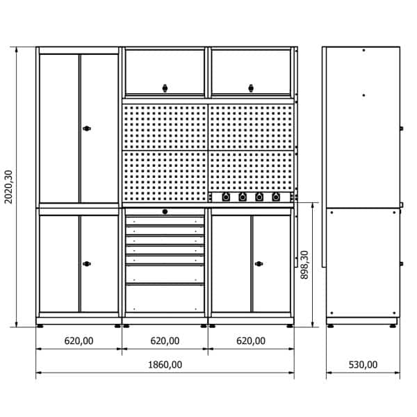 BD.36.18.01 Moduline Banco de Trabajo - Planos